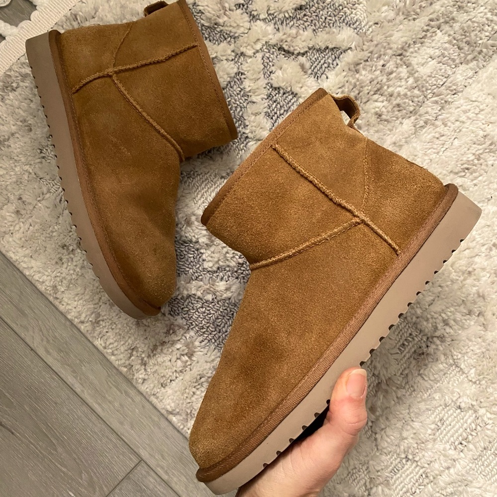 Chestnut koolaburra by ugg short mini boots